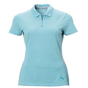 Puma Soft Stripe Polo Short Sleeve Medium
